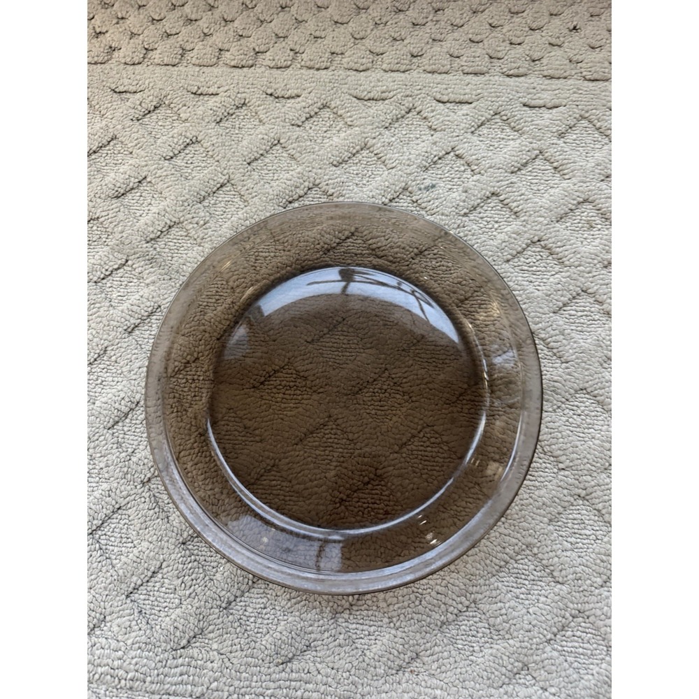 Pyrex Vintage Kitchen 9inch Pie Plate Bakeware Amber Glass 209 USA